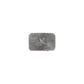 Tom Beckbe Crosshatch Quail Belt Buckle in sterling silver features a raised quail design on a plain background.