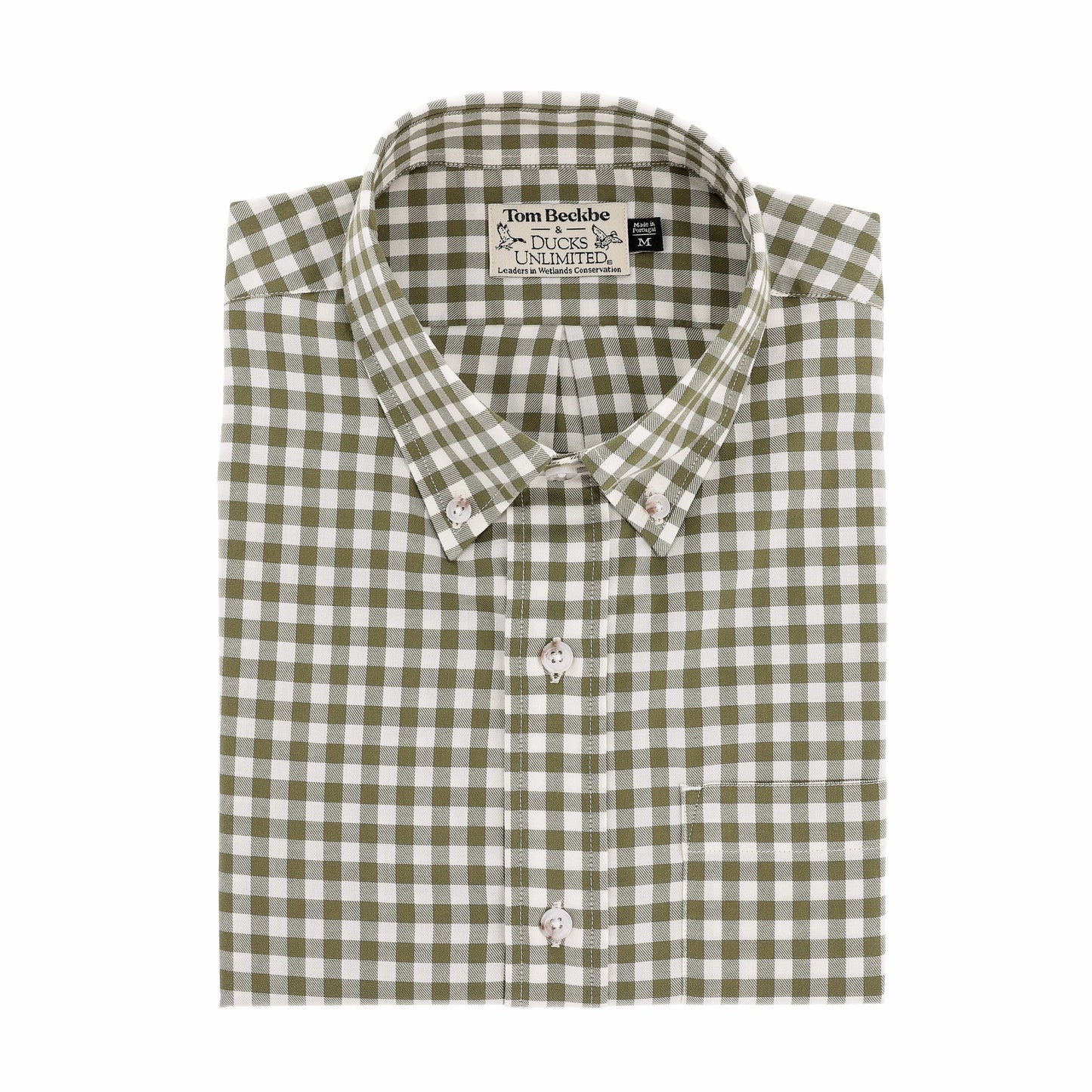 Knapp Cotton Twill Shirt, Khaki Brown / Large Knapp Cotton Twill Shirt, Khaki Brown / Large