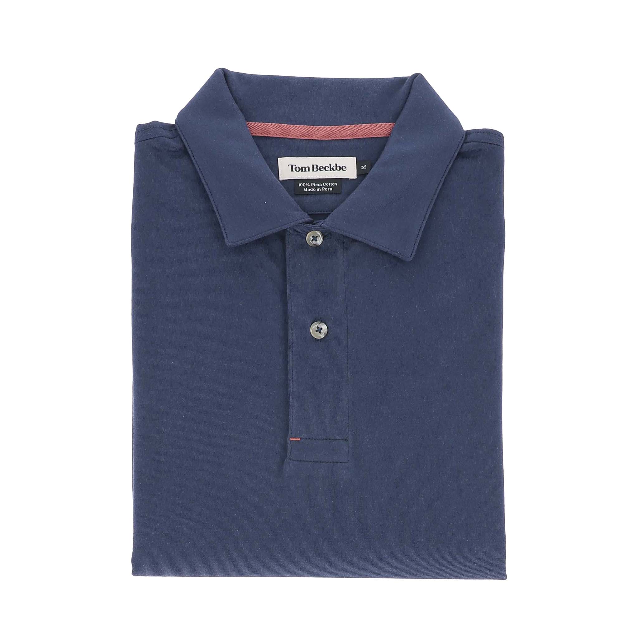 Men's Short Sleeve Pima Cotton Polo Shirt - Tom Beckbe