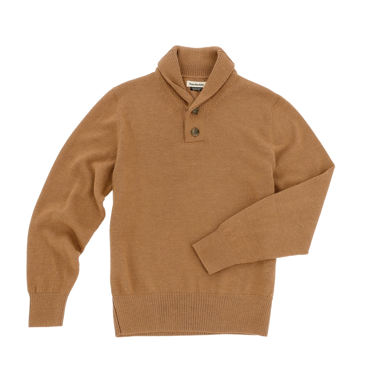 Henry Shawl Sweater in Royal Alpaca