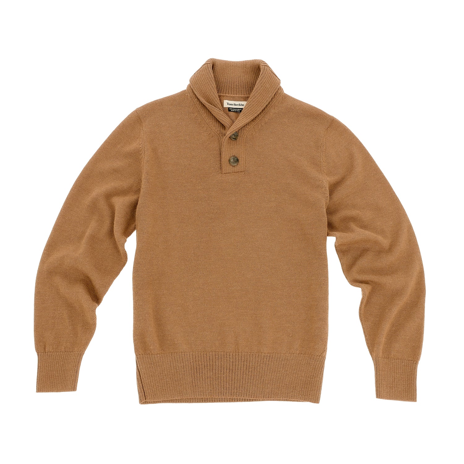 Henry Shawl Sweater in Royal Alpaca
