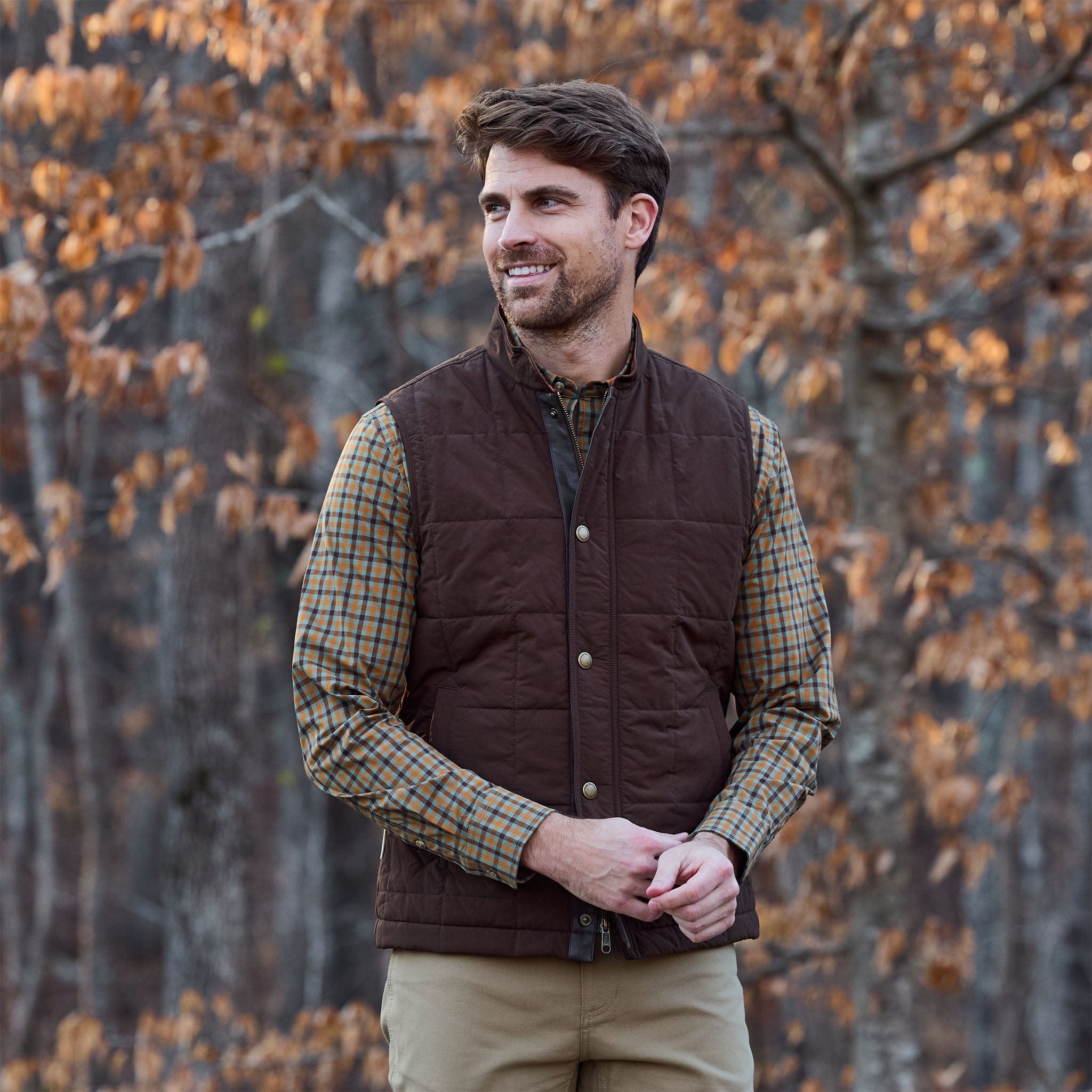 Men's Burgess Quilted Vest - Tom Beckbe