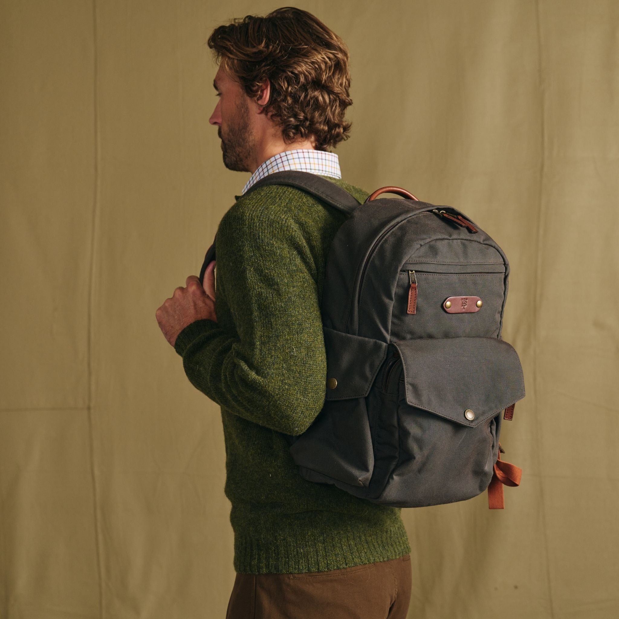 Weatherproof Waxed Canvas Backpack – Tom Beckbe