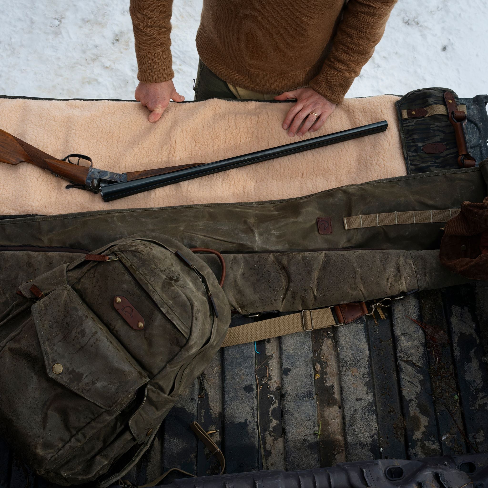 Classic Camo Shotgun Cleaning Mat in Mossy Oak Original Bottomland
