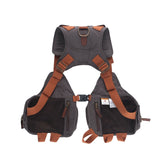 All-Weather Fishing Vest features two large front zippered pockets and additional interior storage.