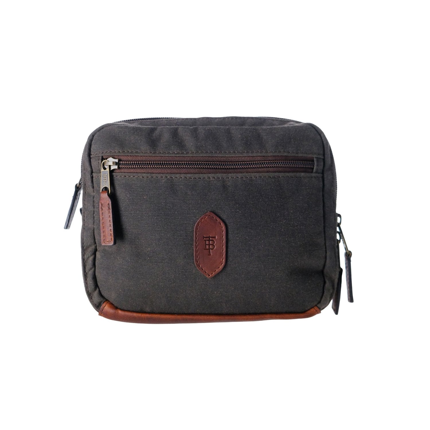 Tom Beckbe Canvas Hanging Toiletry Bag / Bark