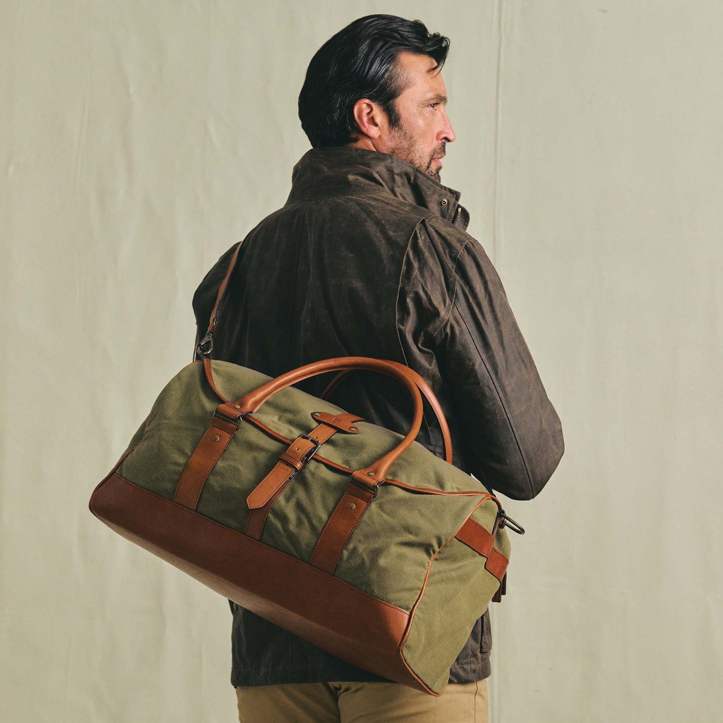 Canvas Weekender Duffel Bag, Sawgrass