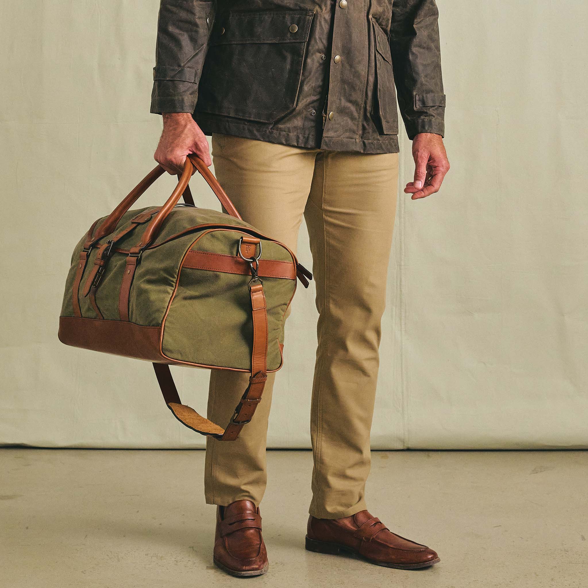 Waxed Canvas Weekender Bag – Tom Beckbe