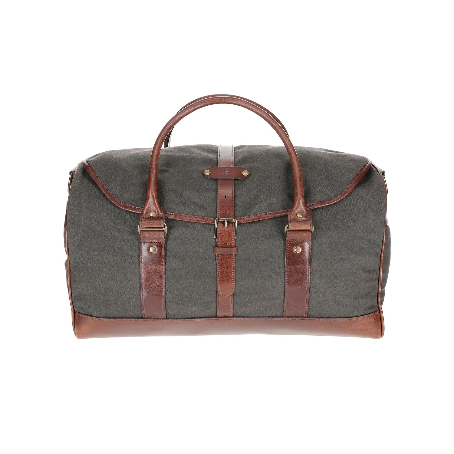 canvas travel bag for men Thursday Boot Company Black Weekender Duffle duty handles RockCow Canvas Duffle Bag, Mens