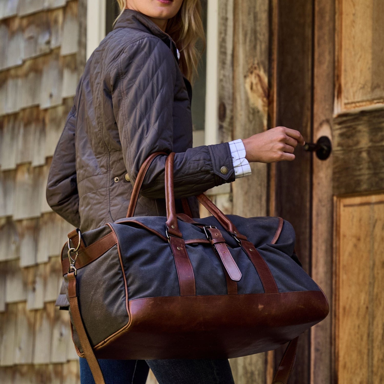 Waxed Canvas Weekender Bag – Tom Beckbe1