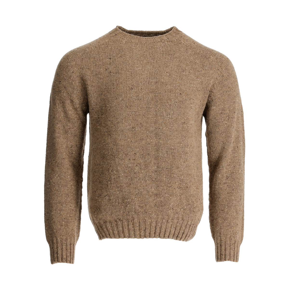 Tom Beckbe Dalton Crewneck Sweater in Knoydart, pure new wool, long sleeves, crew neckline, ribbed trims.