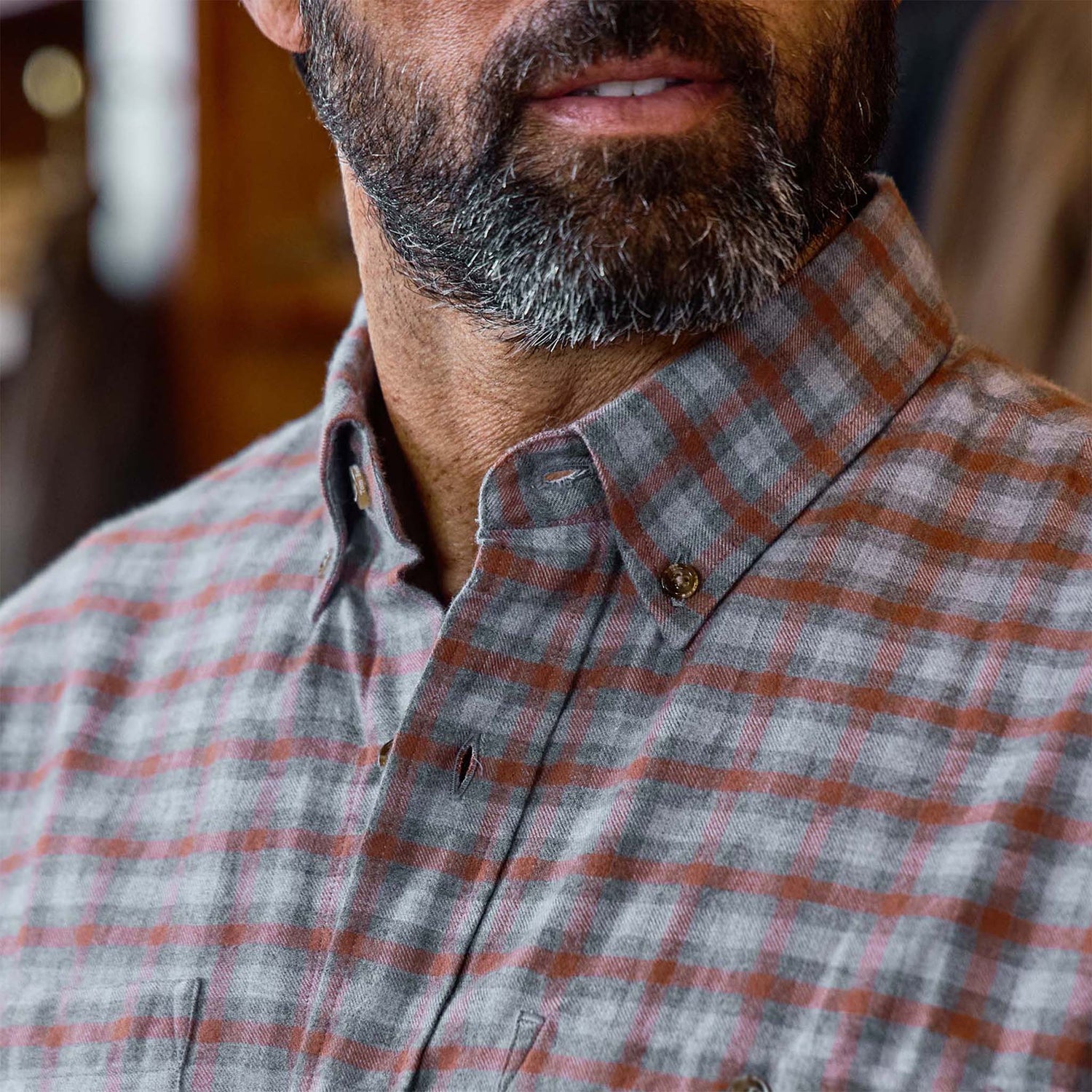 Dixon Brushed Cotton Twill Shirt