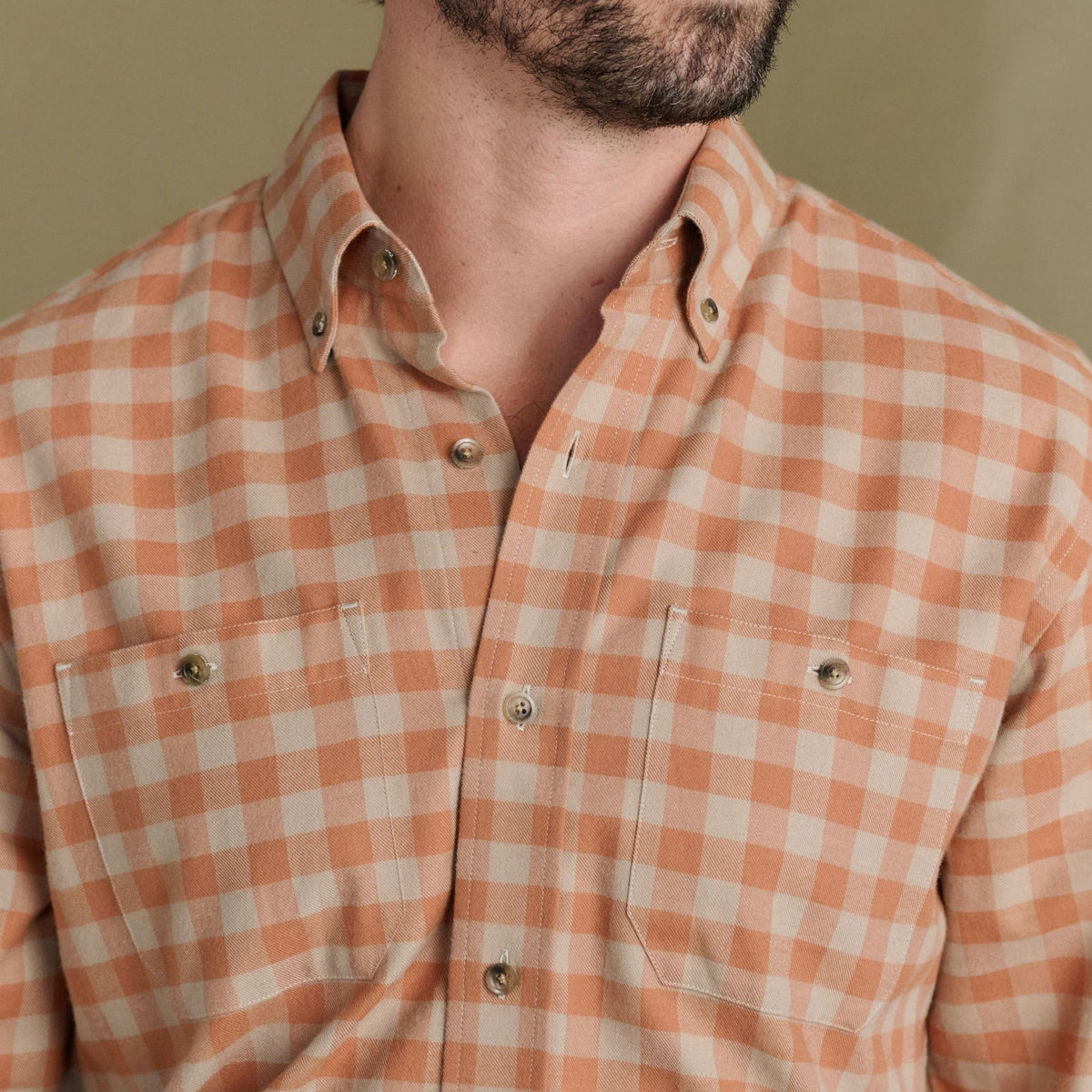 Dixon Brushed Cotton Twill Shirt