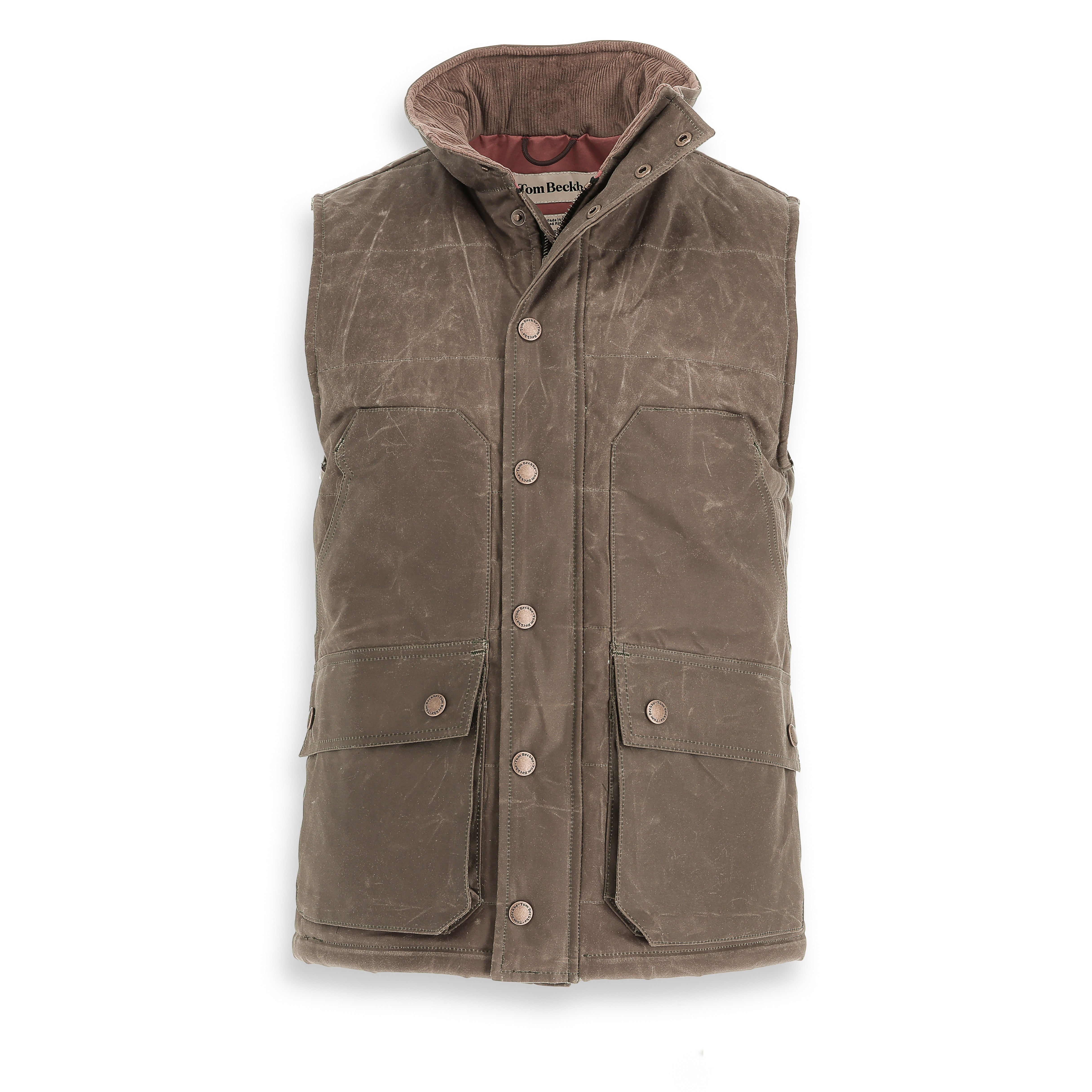 Men's Waxed Canvas Insulated Vest – Tom Beckbe