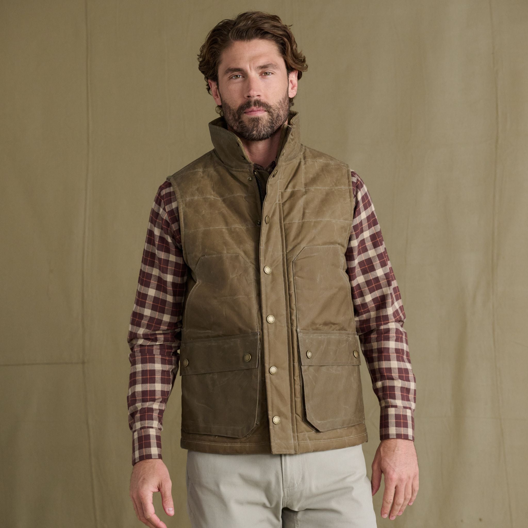 Men's Waxed Canvas Insulated Vest – Tom Beckbe