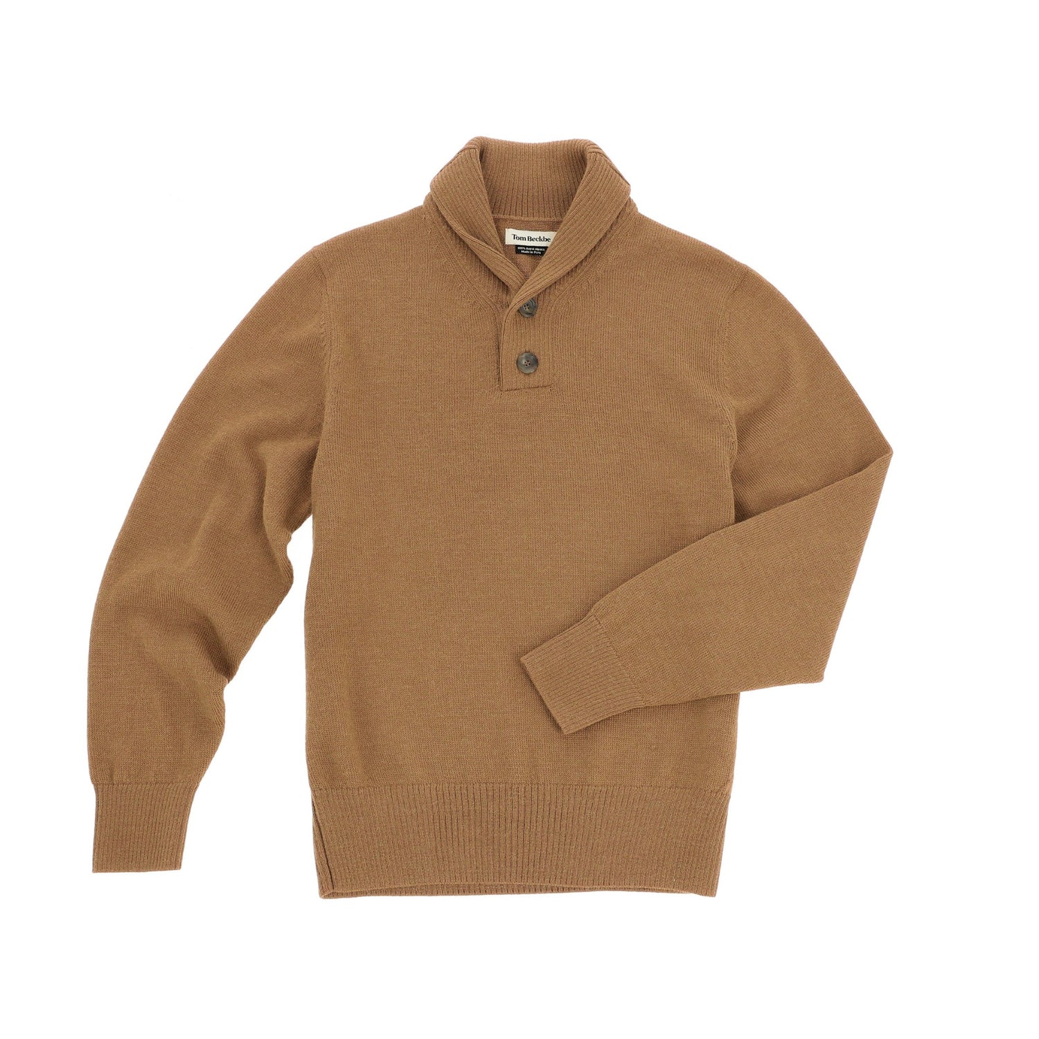 Henry Shawl Sweater in Royal Alpaca