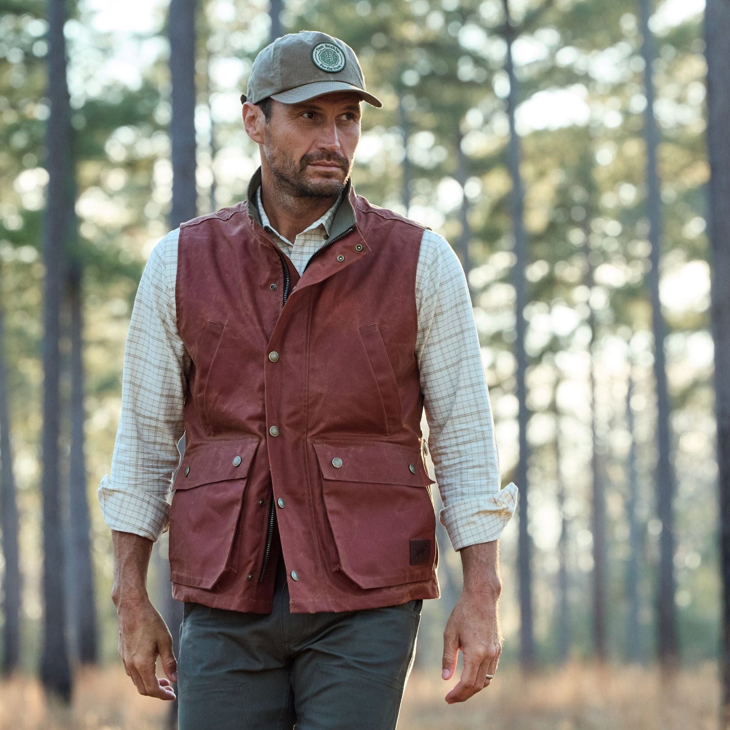 Waxed Canvas Fox Red Kinsman Vest – Tom Beckbe
