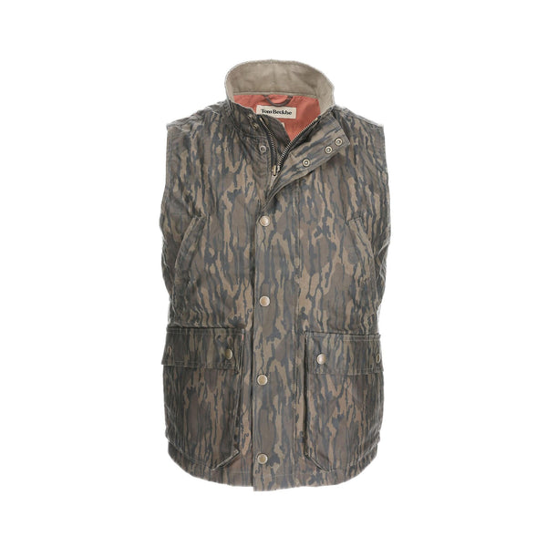 Waxed Canvas Vest in Mossy Oak Original Bottomland – Tom Beckbe