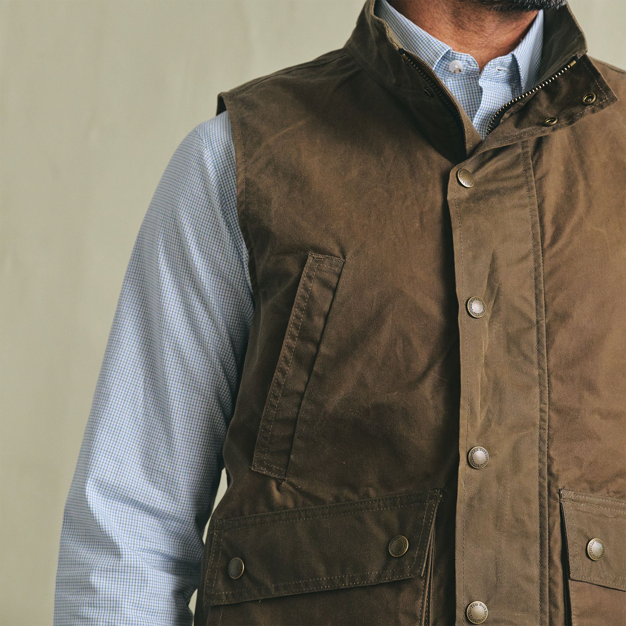Waxed Canvas Bird Hunting Vest – Tom Beckbe