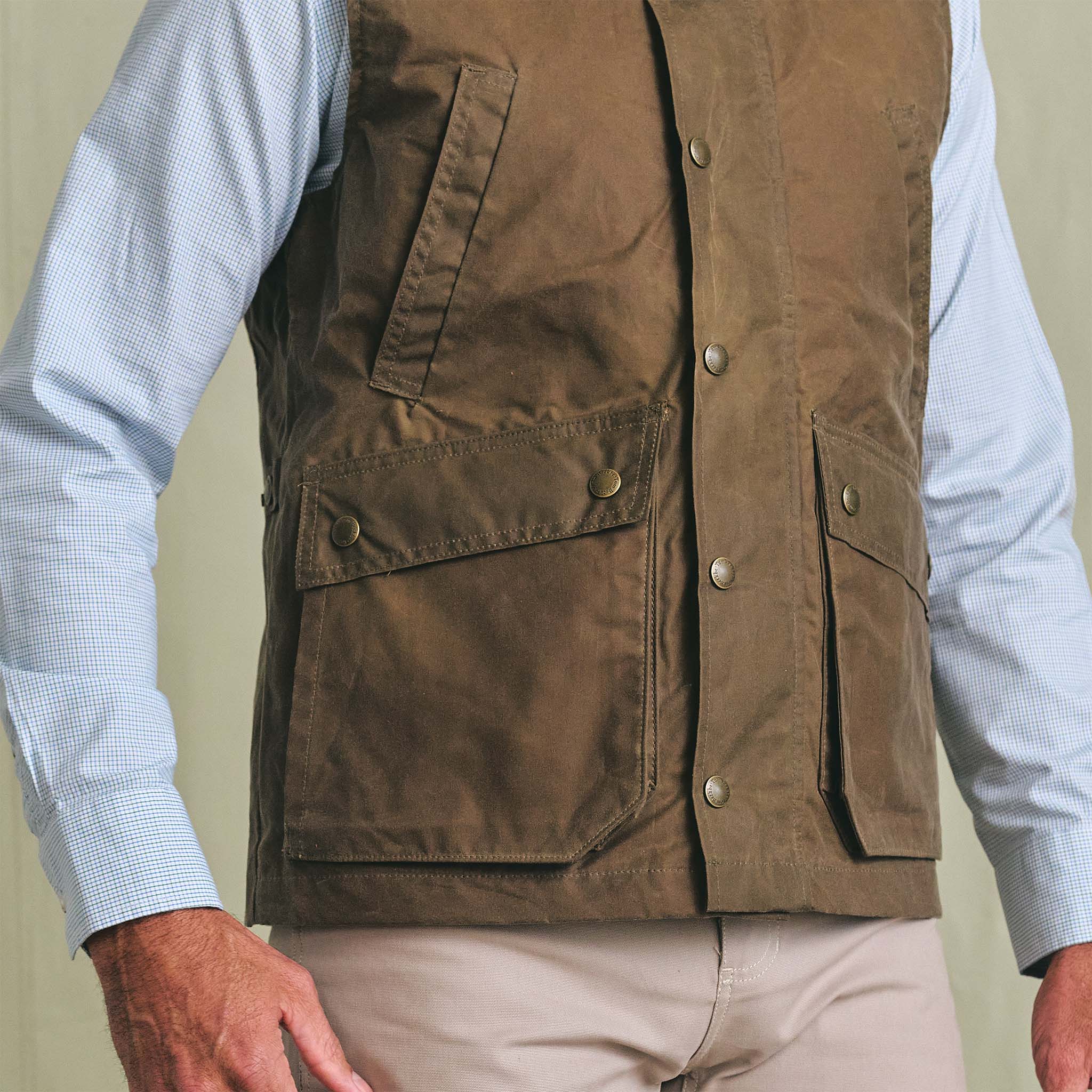 Waxed Canvas Bird Hunting Vest – Tom Beckbe