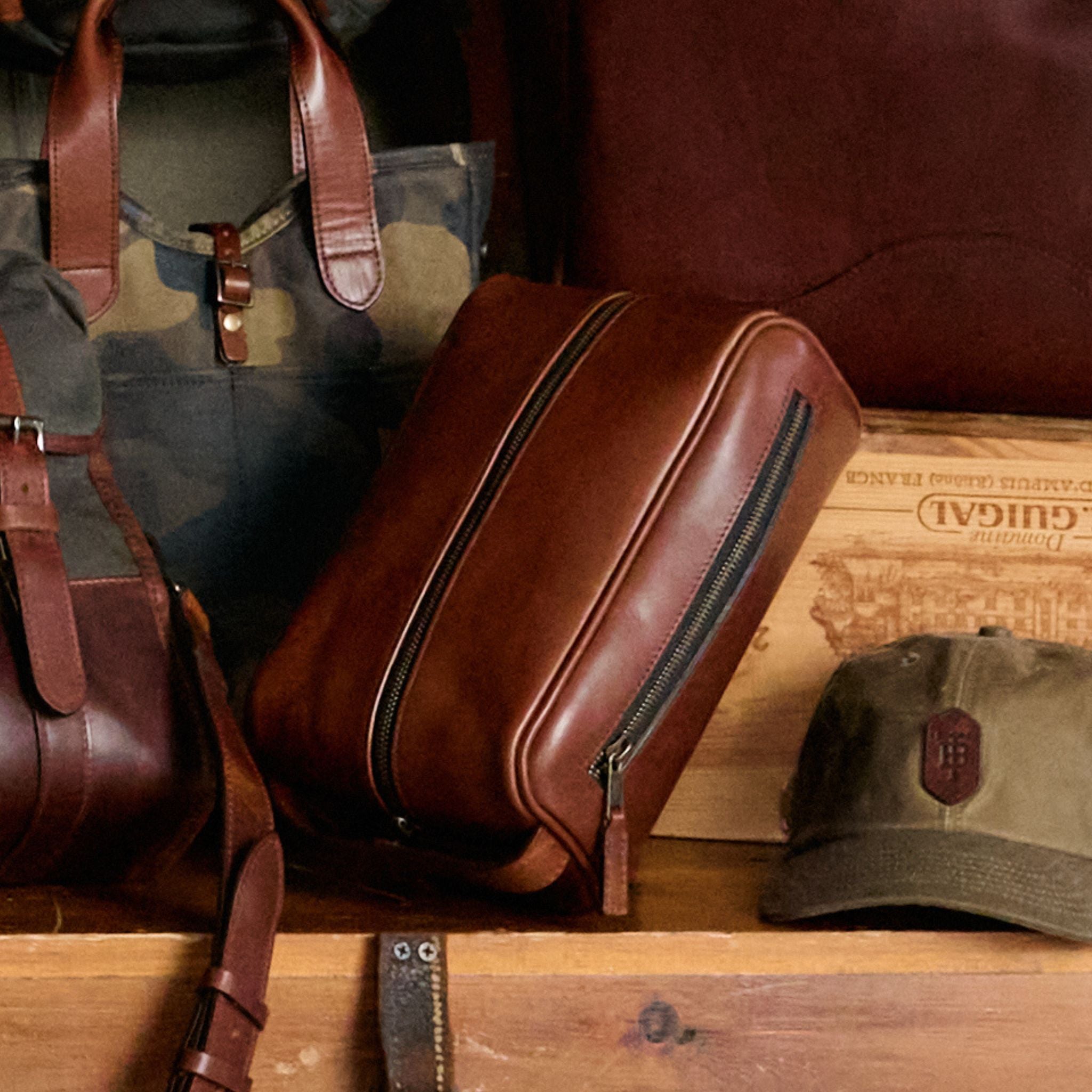 Leather Dopp Kit – Tom Beckbe