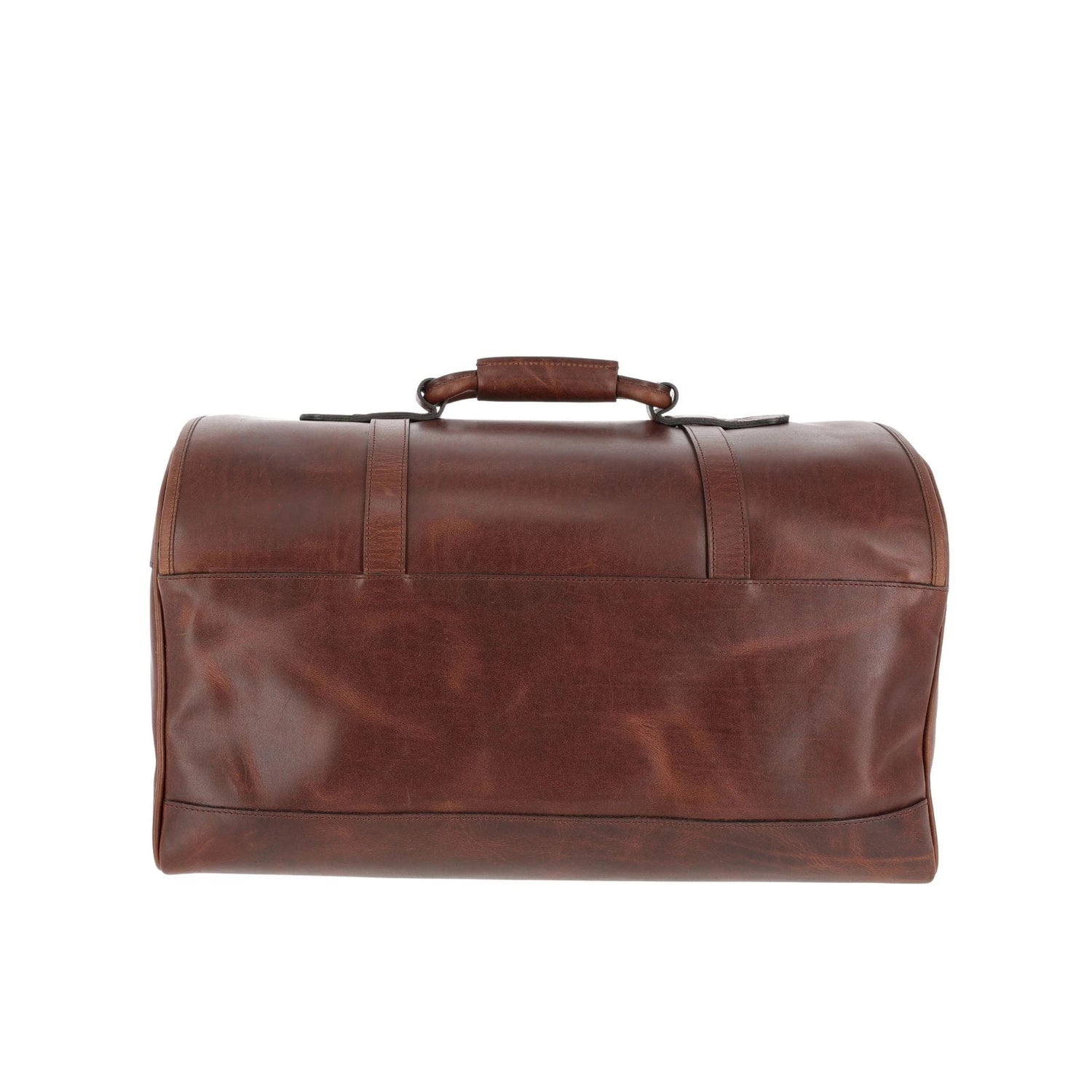 Leather Weekender Duffel Bag