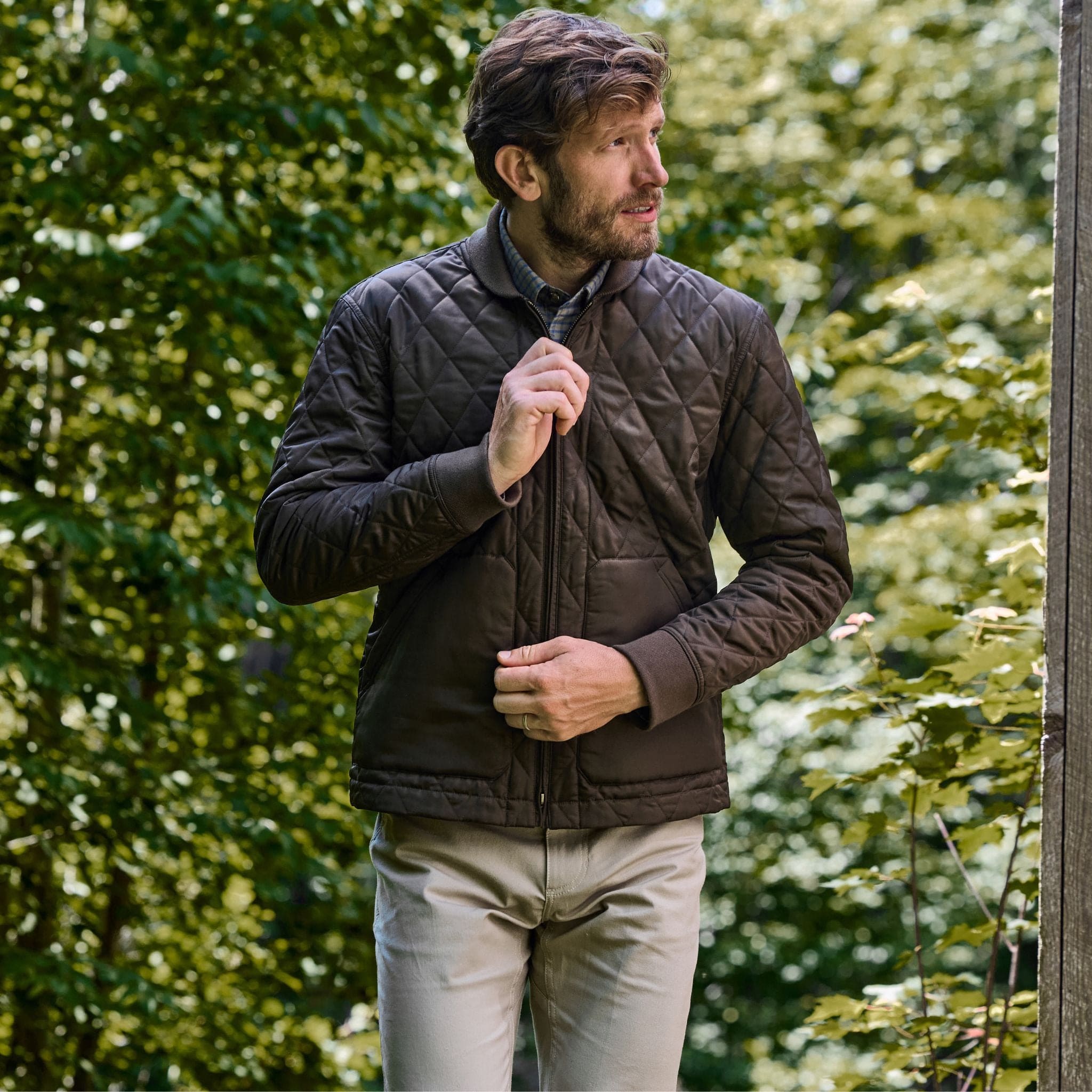 【Raucohouse】Logan quilted bomber jacket Men's Logan Quilted Bomber Jacket – Tom Beckbe