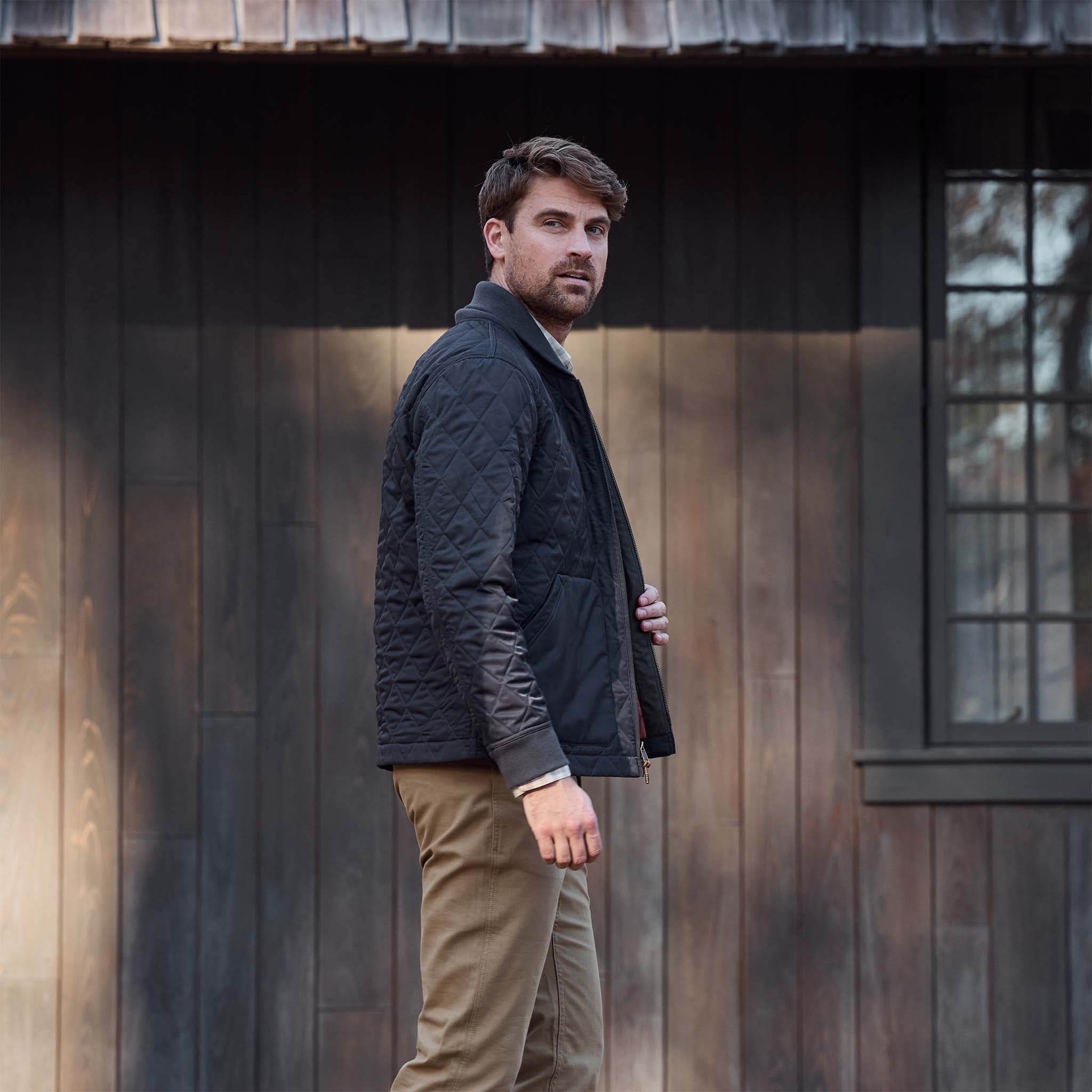 Men's Logan Quilted Bomber Jacket – Tom Beckbe
