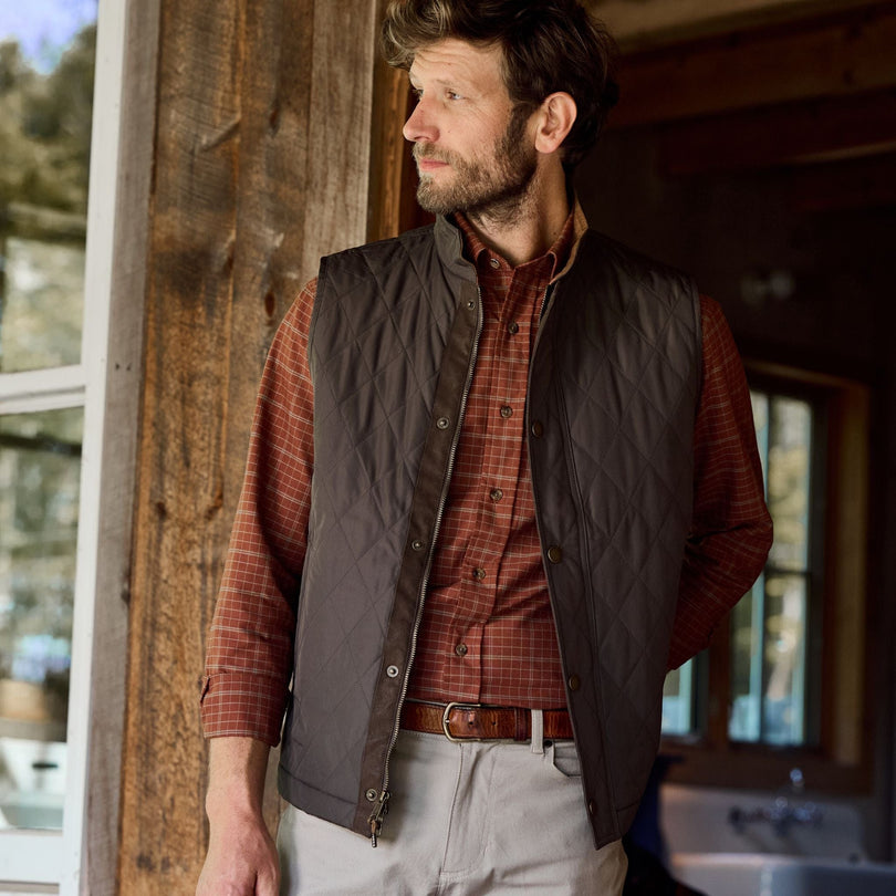 Men's Quilted Vests & Waxed Canvas Vests – Tom Beckbe