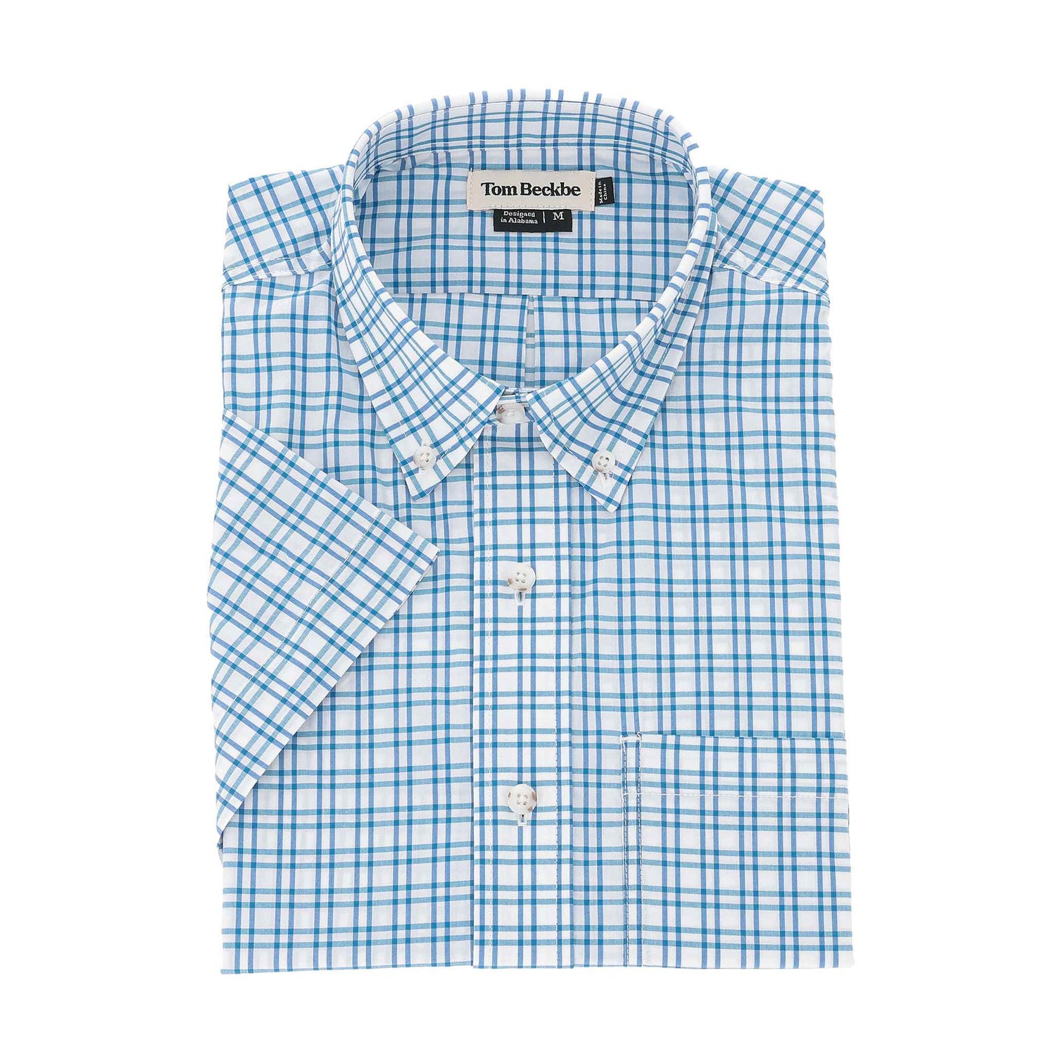 Short Sleeve Powell Performance Shirt atlantic-blue / XXL Short Sleeve Powell Performance Shirt atlantic-blue / XXL