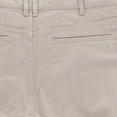 Close-up of Tom Beckbe Reid Straight Leg Cotton Chino Pant with two welt pockets, belt loops, and stitching detail.