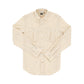 Tom Beckbes Tidewater Shirt is a long sleeve fishing shirt in yellow and white plaid, UPF 30+, with two chest pockets.