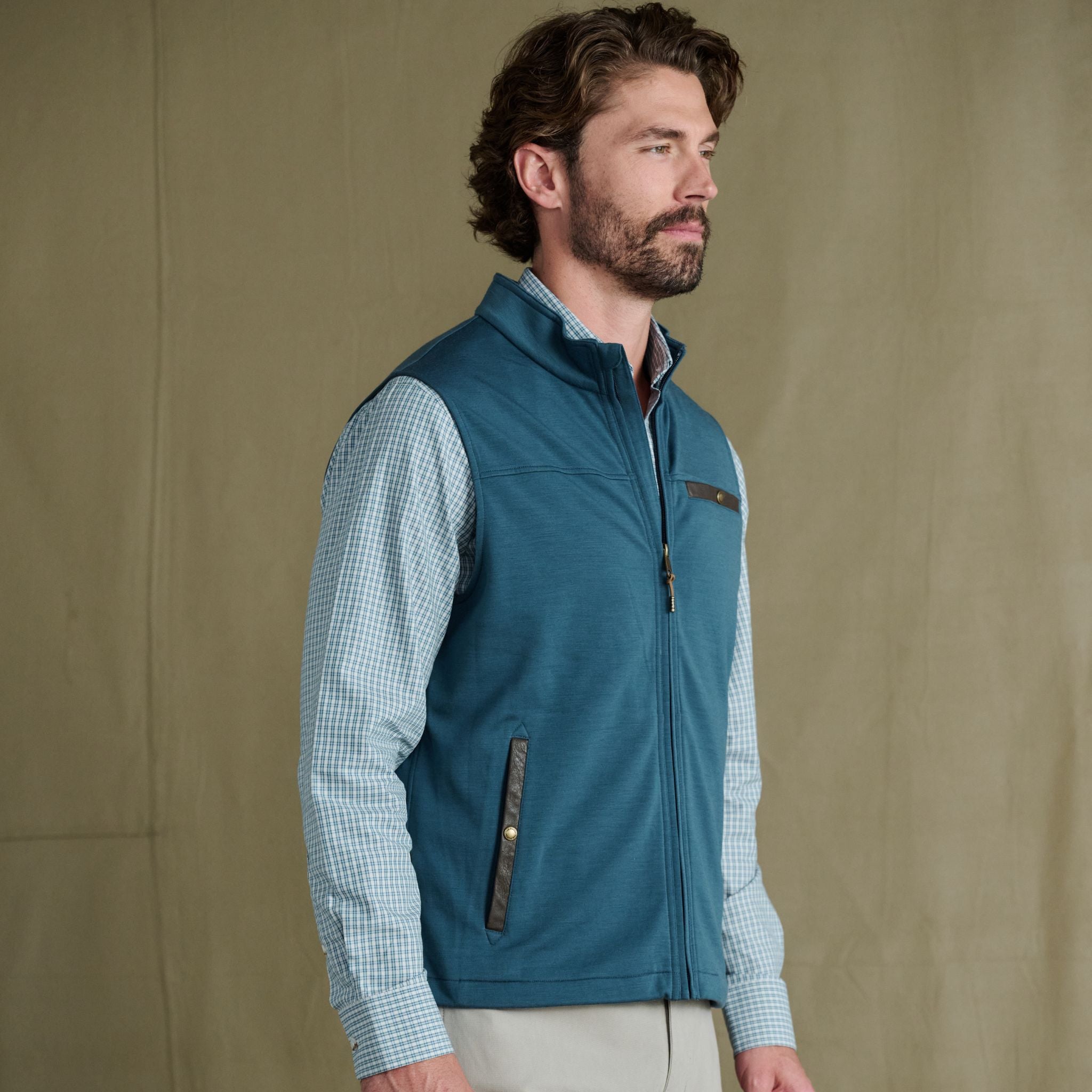 Men's Tucker Fleece Vest - Tom Beckbe