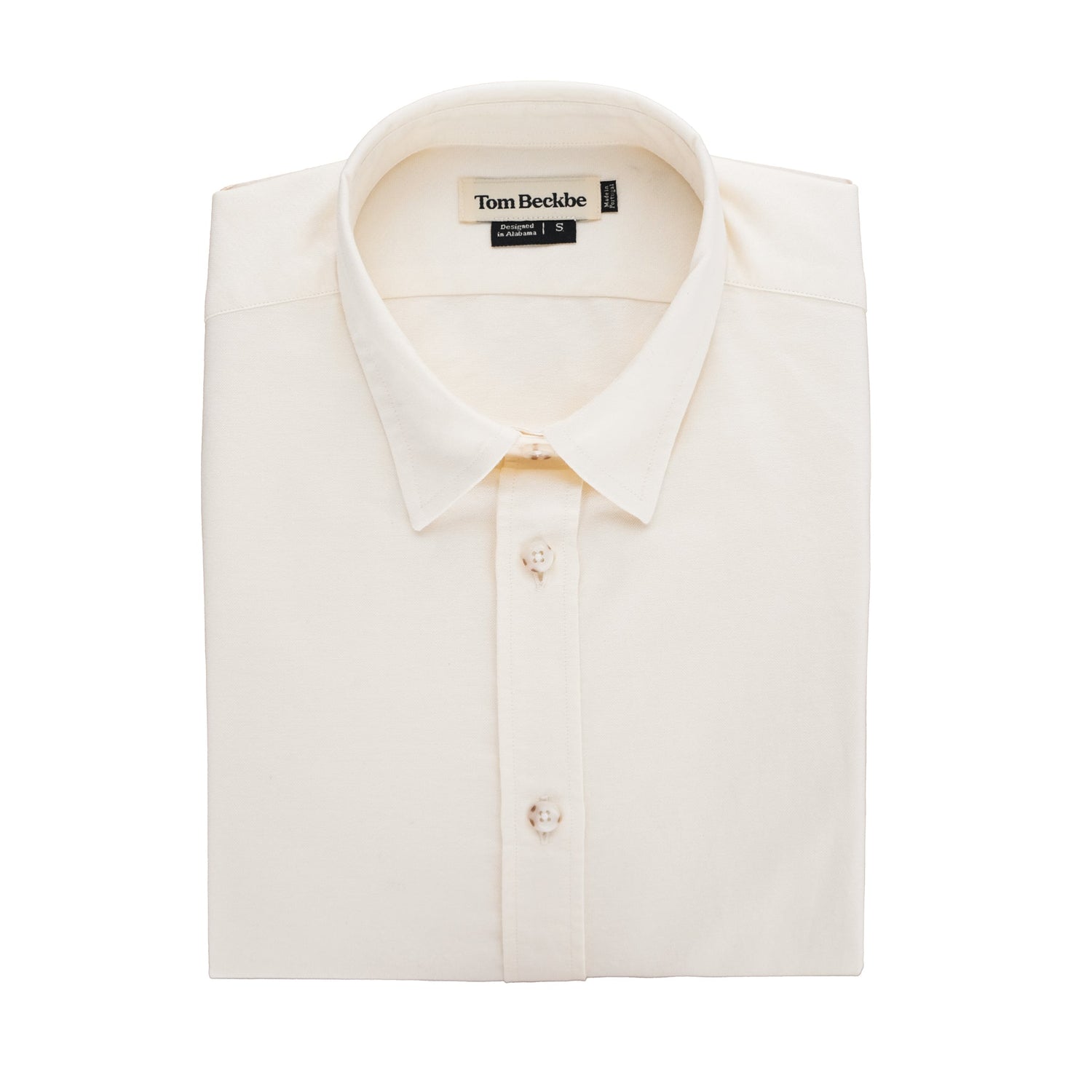 Women's Oxford Shirt, Cream / Medium Women's Oxford Shirt, Cream / Medium