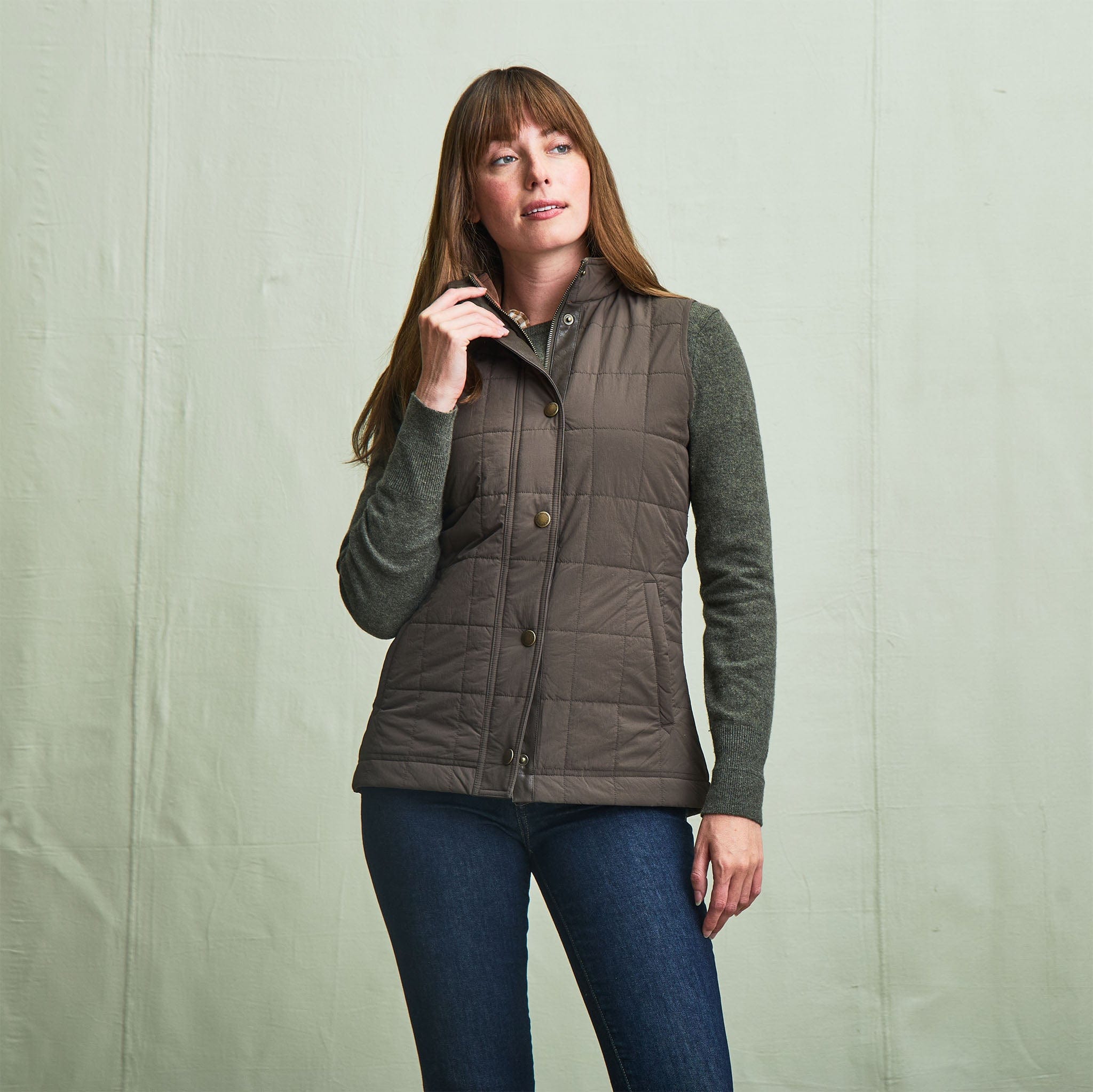 Women's Tyler Quilted Vest - Tom Beckbe