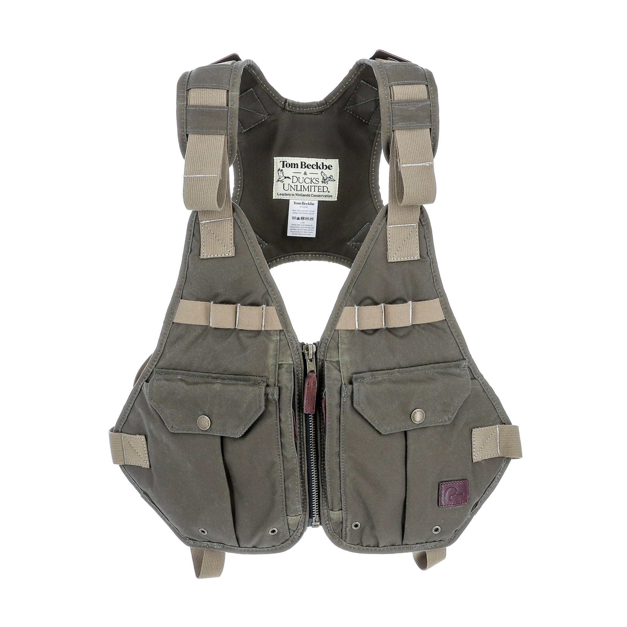 Ducks Unlimited Waxed Waterfowl Vest - Tom Beckbe