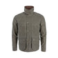 A Wetlands Green Tom Beckbe Steward Jacket with high collar, snap front, and four pockets, on a white background.