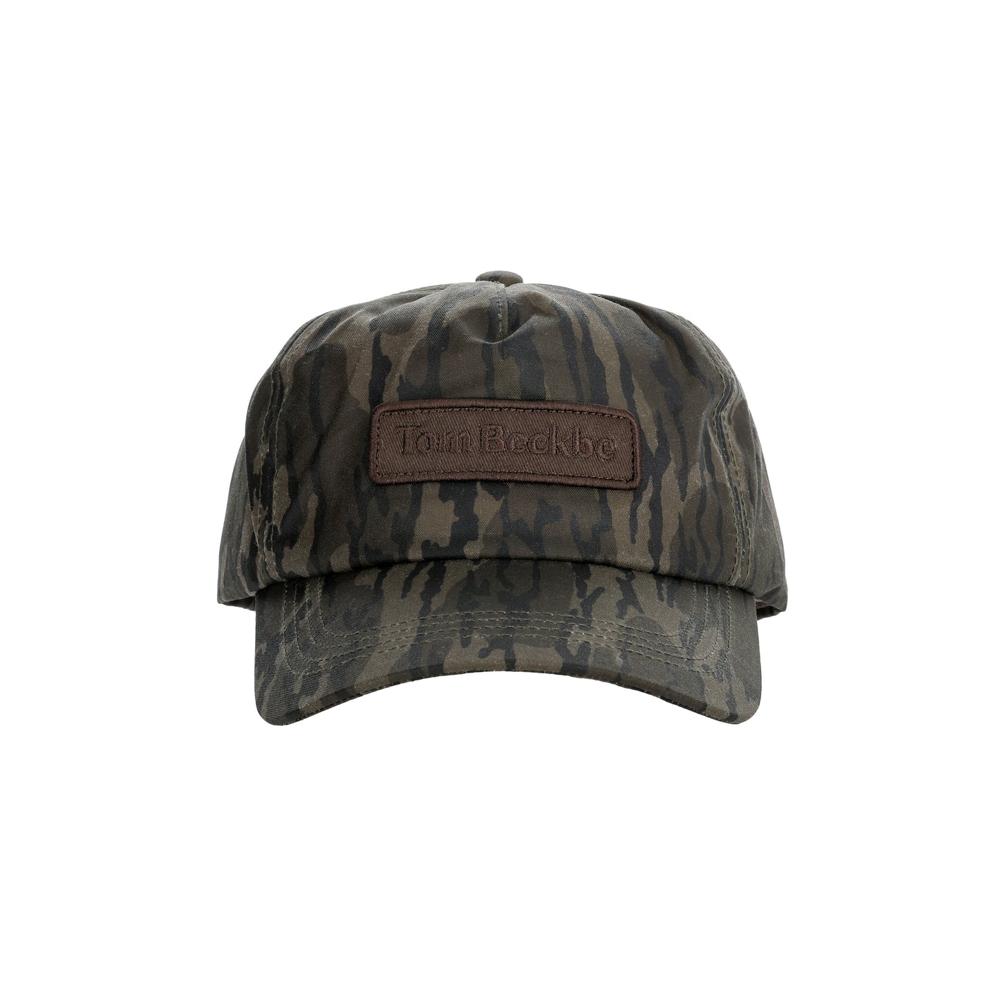 Waxed Cotton 5-Panel Hat in Mossy Oak Original Bottomland - TB Mark