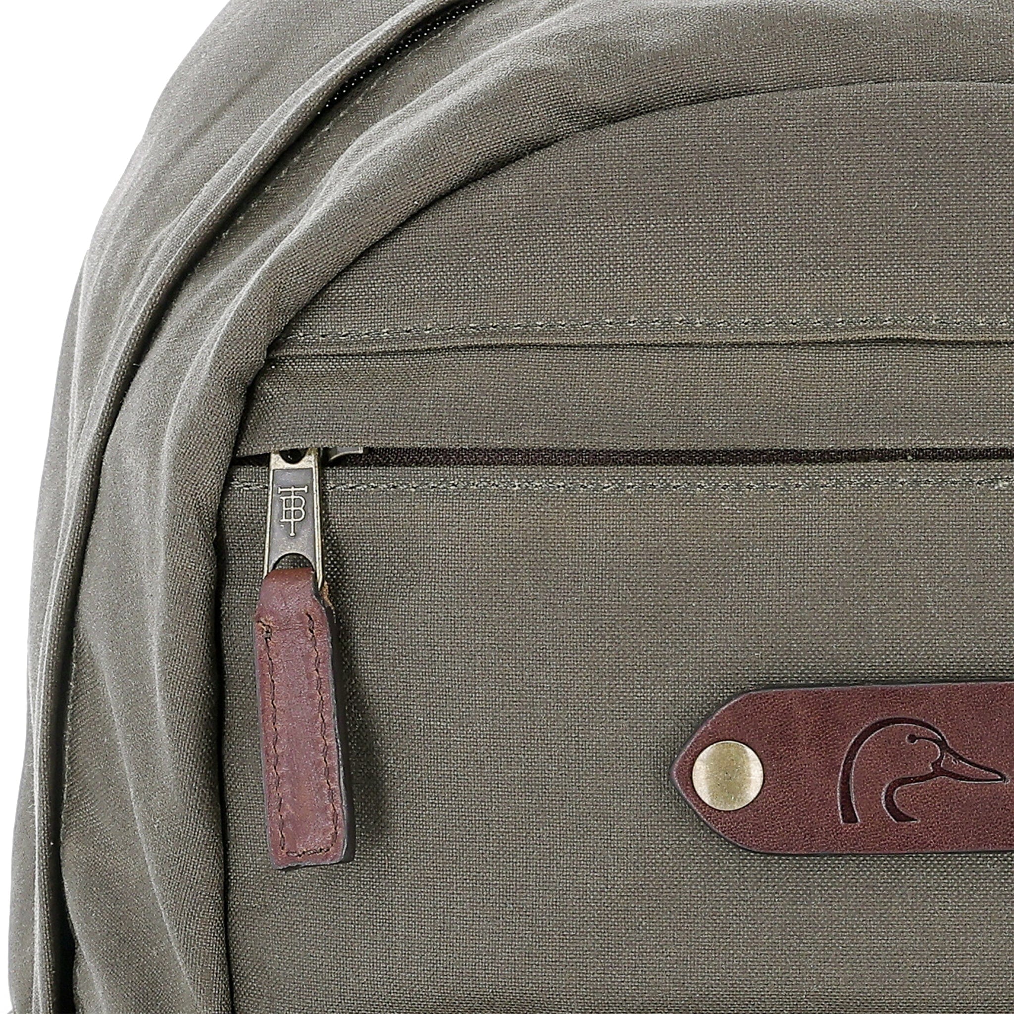 Ducks Unlimited Waxed Canvas Backpack - Tom Beckbe