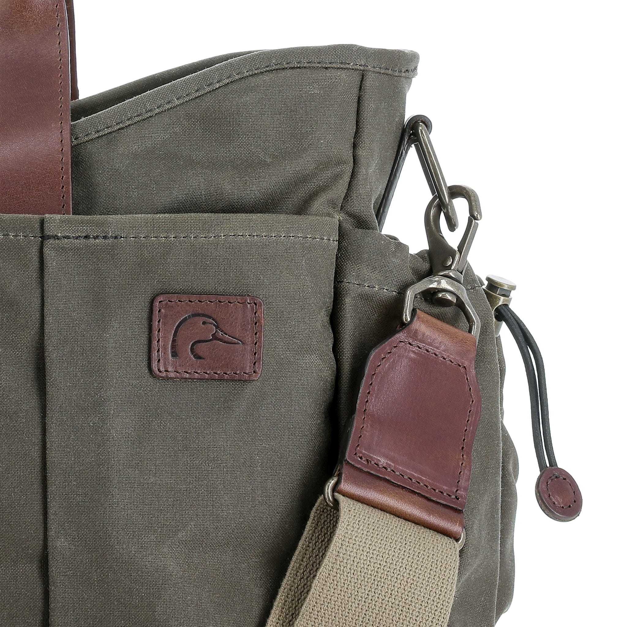Ducks Unlimited Waxed Canvas Utility Bag - Tom Beckbe