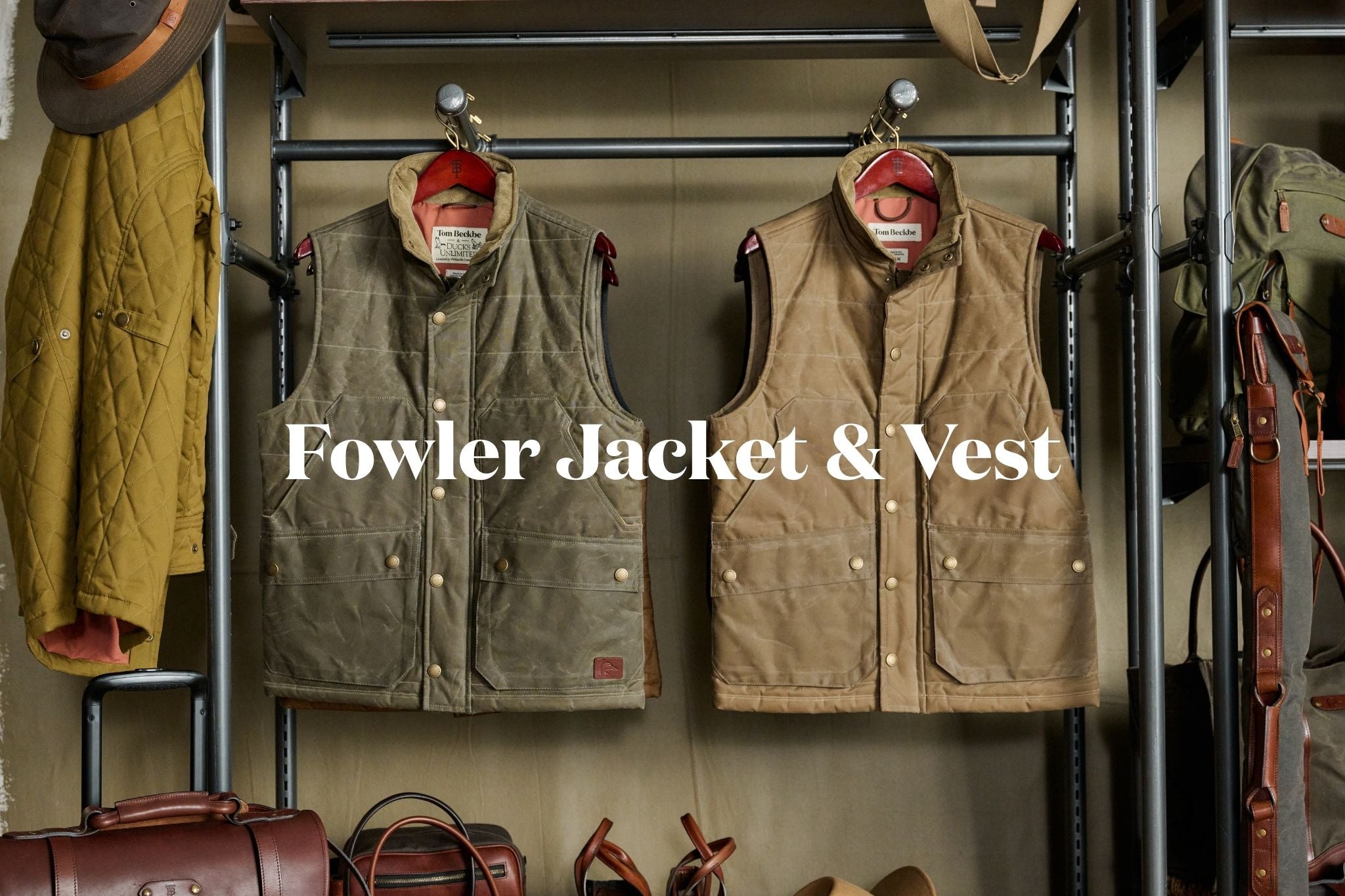 Men's Waxed Canvas Insulated Vest – Tom Beckbe