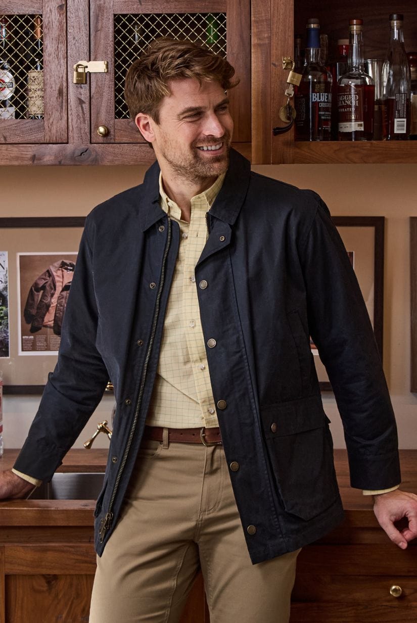 Cotswold Shirt Jacket - Oakland Plaid | Faherty Brand