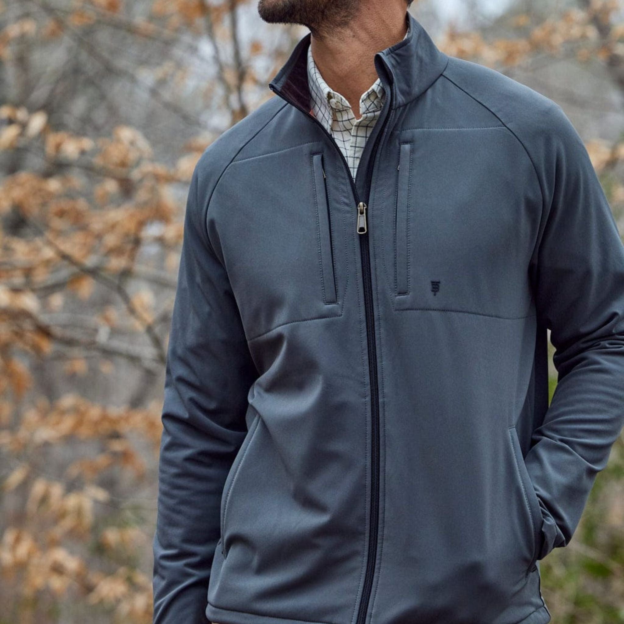 Full Sleeve Front Flap Pockets Slim Fit Cropped Denim Jacket – Wear.Style