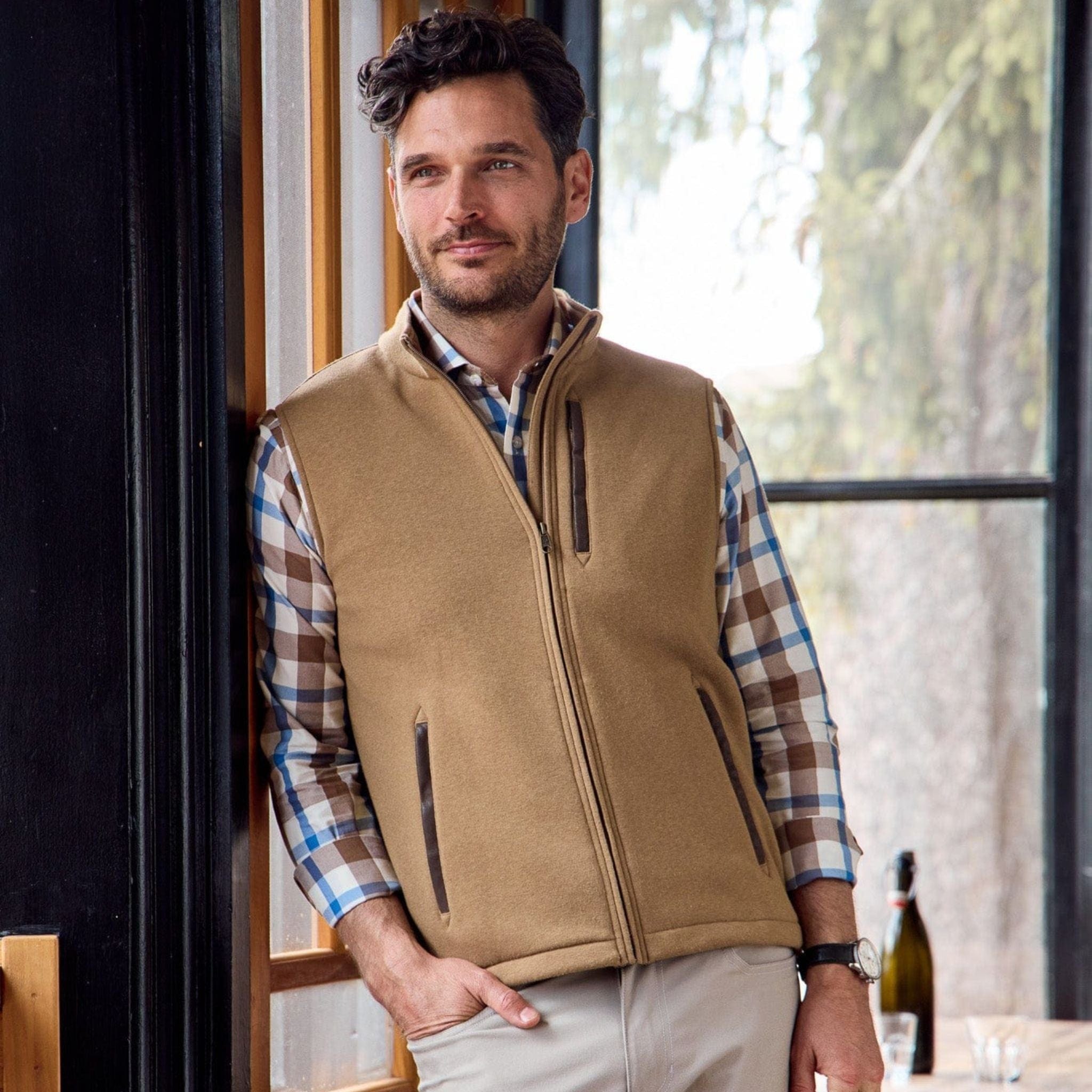 Men's fleece sweater discount vests