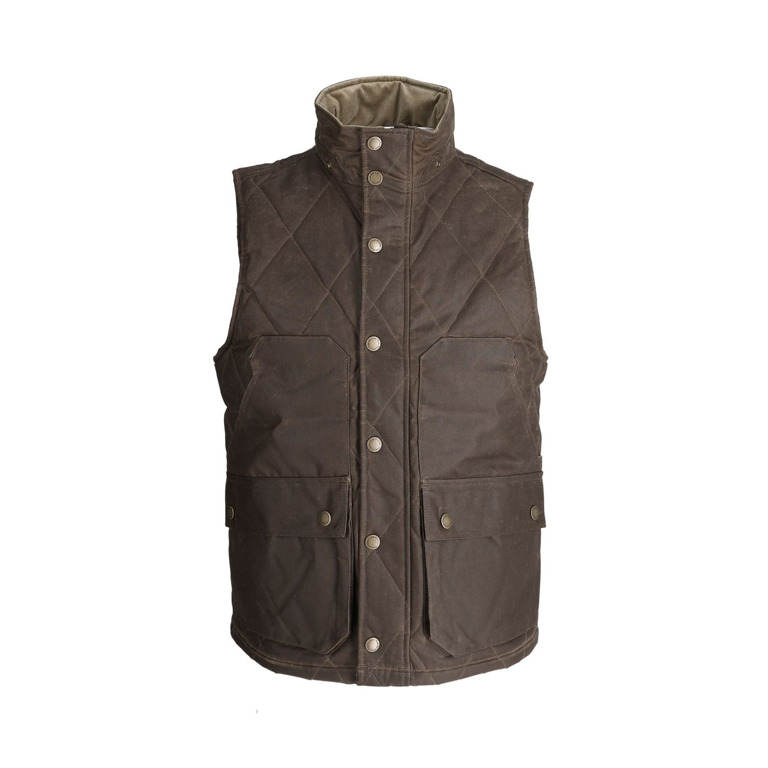 Man Vest Leather sleeveless gilet jacket soft leather brown Gilet