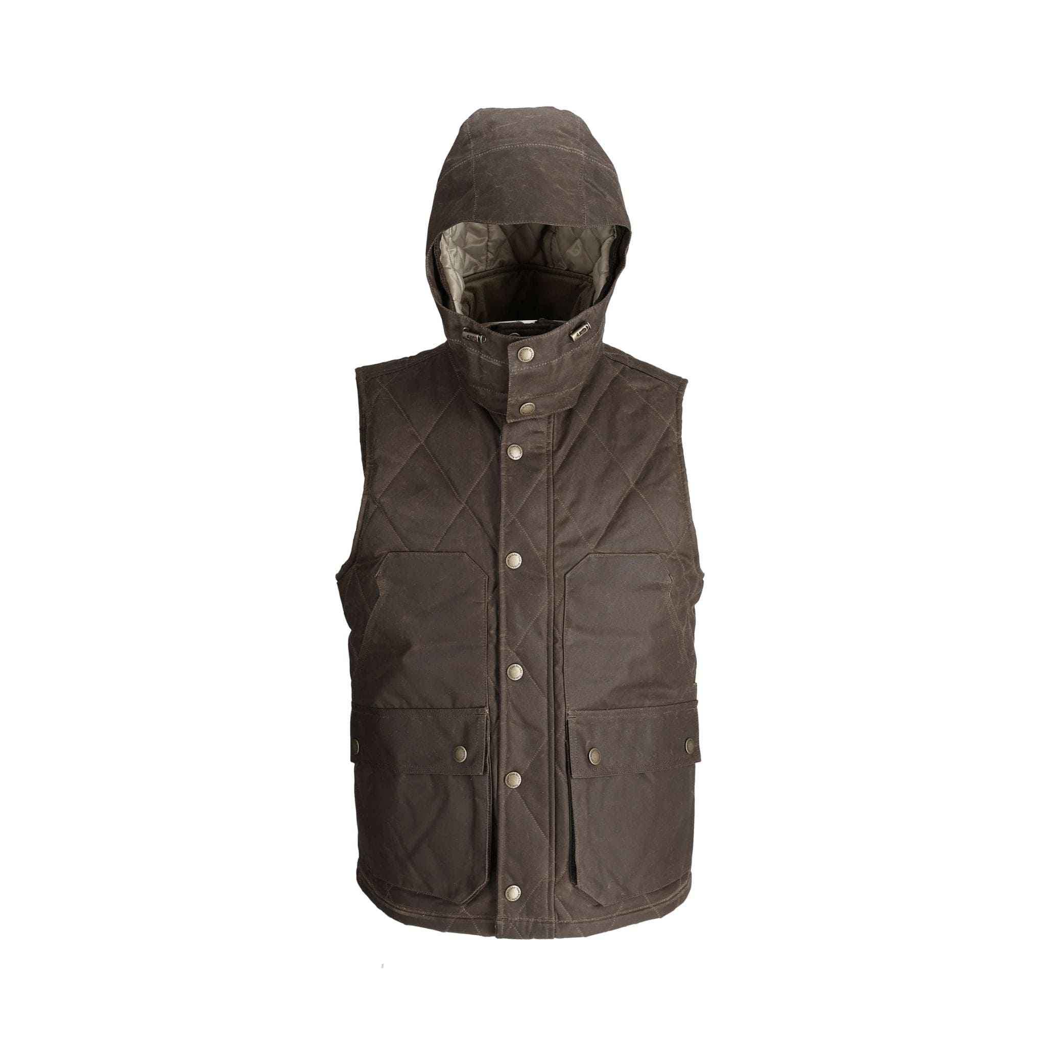 Men's Waxed Canvas Wool Vest | Tom Beckbe