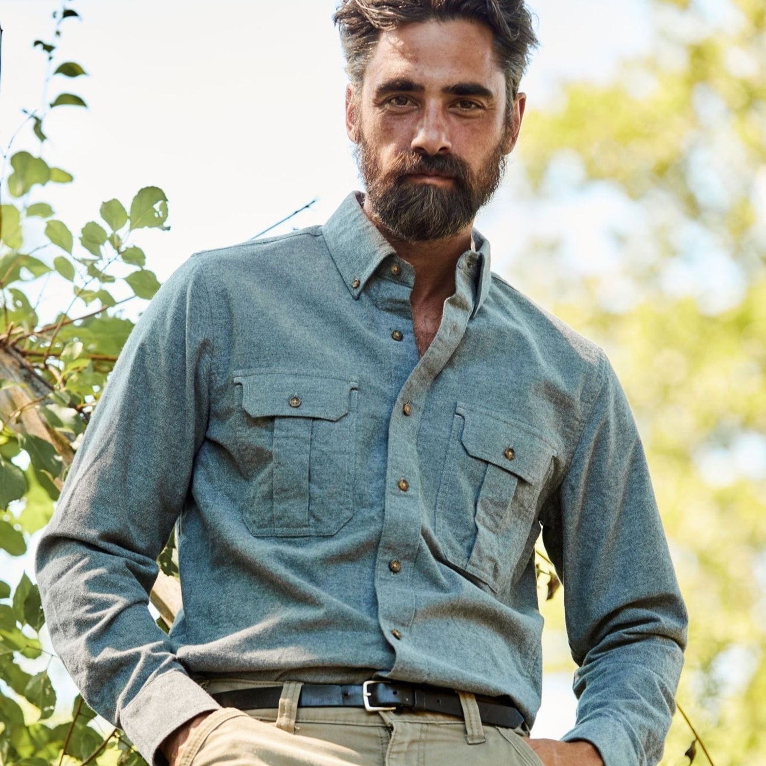 Men's Button-Up Shirts & Flannel Shirts