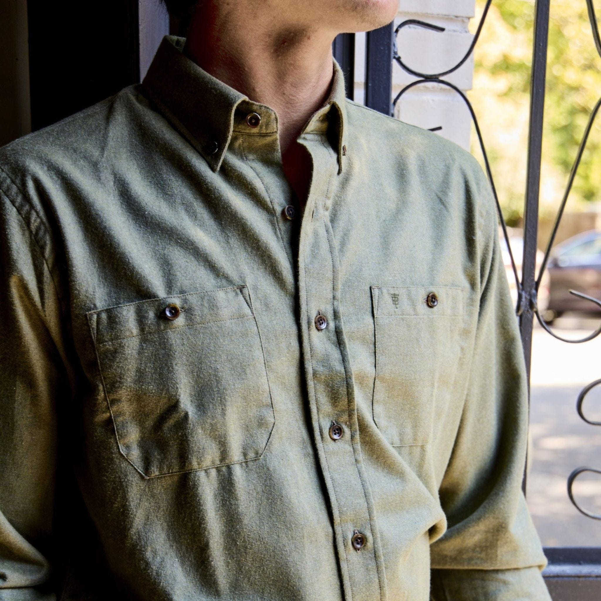 Brushed Cotton Twill Shirt – Tom Beckbe