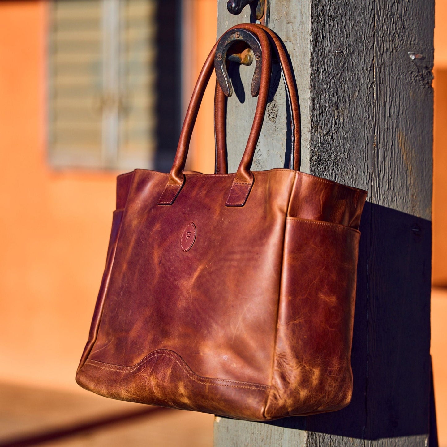 Leather Carryall Bag