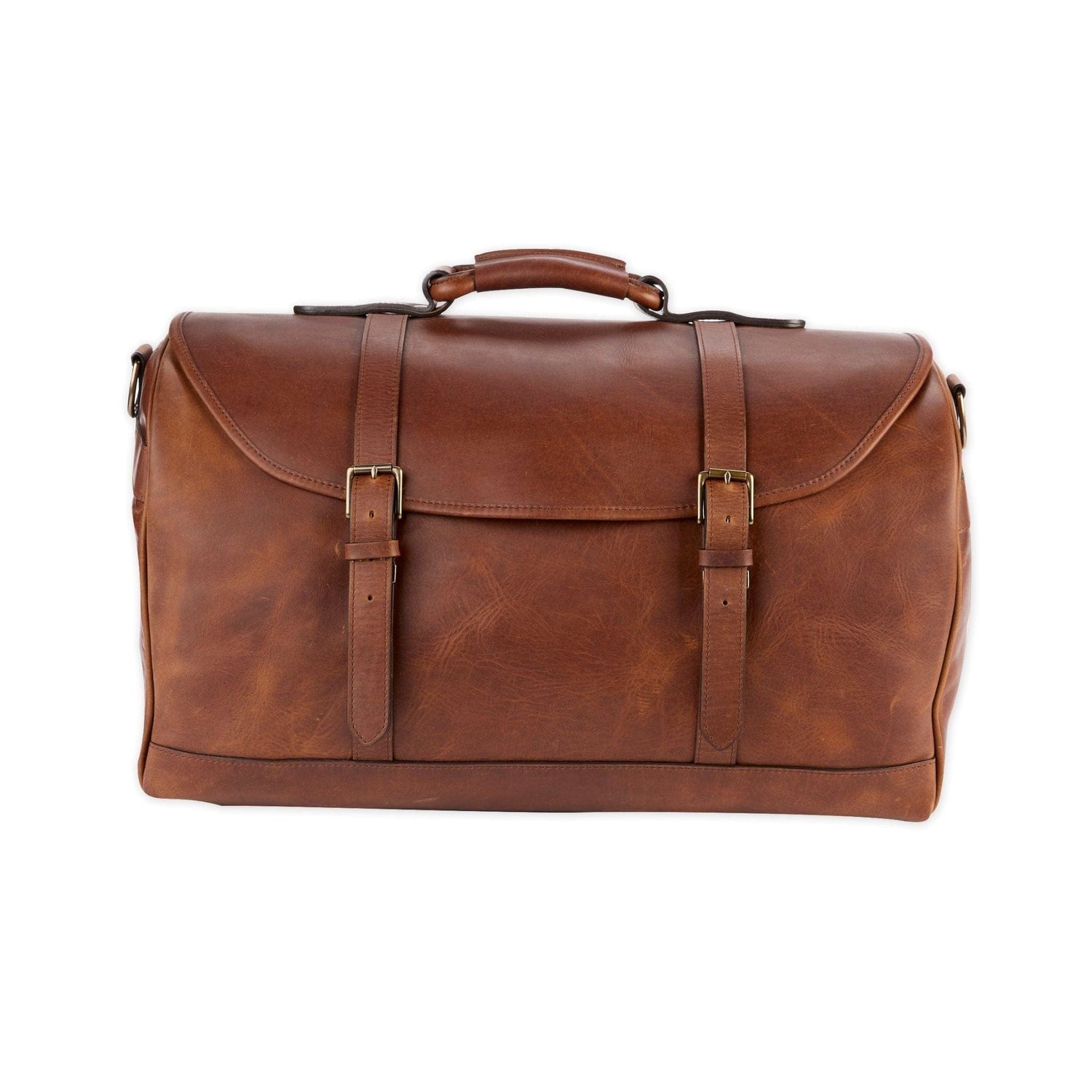 Medium Leather Weekender Bag | Tom Beckbe